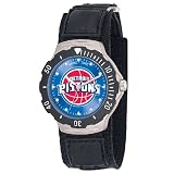 NBA Men's BDV-DET Agent Series Detroit Pistons Velcro Watch