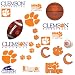 RoomMates RMK1104SCS Clemson University Peel & Stick Wall Decals