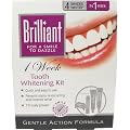 BRILLIANT TEETH WHITENING KIT - GENTLE ACTION FORMULA - 4 SHADES WHITER IN 1 WEEK