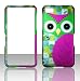 2D Green Owl Blackberry Z10, BB 10 Z 10 Case Cover Hard Phone Case Snap-on Cover Rubberized Touch Protector Cases