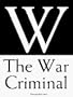W The War Criminal Large Bumper Sticker