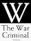 W The War Criminal Large Bumper Sticker