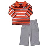 Carter's Boys 2 Piece Polo Pants Set Dino Expert