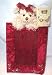 Crushed Red Velvet Teddy Bear Photo Frame