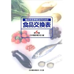 糖尿病食事療法のための食品交換表　第6版