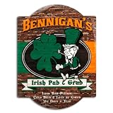 Irish Pub & Grub Bar Sign