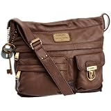Fossil Jenner-Top Zip Sac bandoulière femme - Cuir