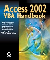 Access 2002 VBA Handbook