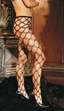 Sexy Diamond Net PantyHose Seamless Black