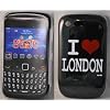 Accessory Master - Noir Coque de protection arri�re ' I love London' / d'Angleterre / motif Drapeau ' I love London' pour blackberry curve 8520