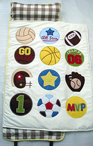 SoHo Nap Mat , Super Sports Fan (All Hand Embroidery)