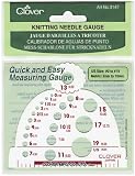 Knitting Needle Gauge-Measures Sizes 0-19