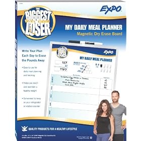 Expo Biggest Loser Daily Meal Planner Magnetic Dry Erase White Board (1770993)