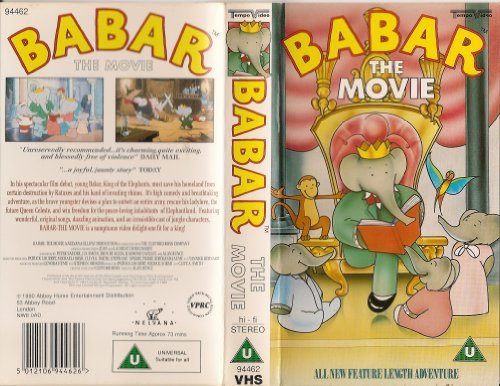 Babar The Movie [VHS] [Import anglais]