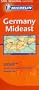 Michelin Map Germany Mideast 544 (Maps/Regional (Michelin))