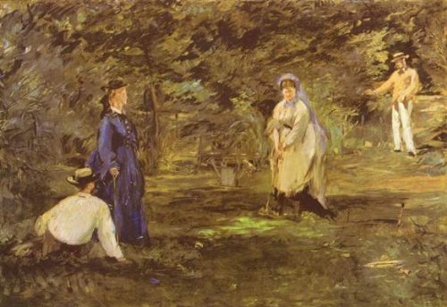Croquet Game by Edouard Manet