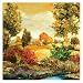 Brook In The Valley I by Oleg Danilyants. ART PRINT Canvas Rolled.. 13.00 inches widt...