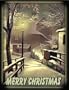 Web of the Spider: 16x9 Widescreen TV.: Greeting Card: Merry Christmas