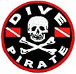 Dive Pirate Patch Embroidered Iron On Scuba Diving Jolly Roger Skull Crossbones Emblem Souvenir