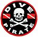 Dive Pirate Patch Embroidered Iron On Scuba Diving Jolly Roger Skull Crossbones Emblem Souvenir