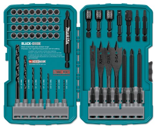 Makita T-01389 62-Piece Impact Drill-Driver Bit Set