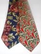 Lot of 2 Floral Silk Men's Neckties