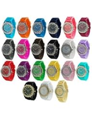 Wholesale 12 Assorted Geneva Platinum Womens watch 6886