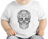 Sugar skull オーガニックベビーTシャツ 12 - 18 Months