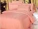 Le Vele Beatrice Salmon - Jacquard Duvet Cover Bed in Bag - Full / Queen Bedding Gift Set - LE154Q