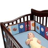 Breathablebaby Breathable Mesh Crib Bumper, Sport
