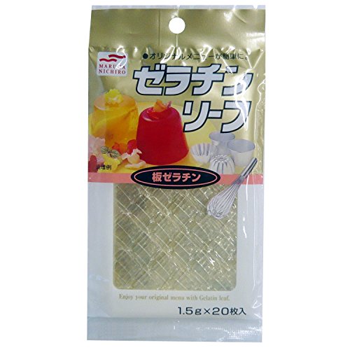マルハ ゼラチンリーフ 30g1.5g20枚5個