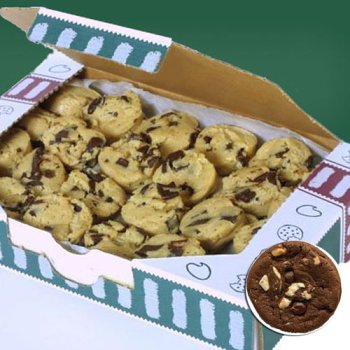 Chippery Gourmet Double Chocolate Brownie Cookie Dough - Two, 48 ct., 1 oz. Pre-portioned... by Chippery