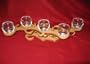 Oak Candle Centerpiece with 5 votive holders