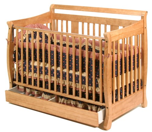 Baby: Stork Craft Lennox Crib In Honey Pine