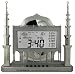 Auto Islamic Azan Clock with Qibla Direction QAC850 (Silver Color)