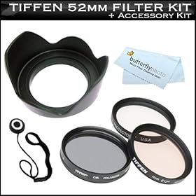 Tiffen 52mm Photo Essentials Filter Kit For Nikon 50mm f/1.8G AF-S NIKKOR Lens for Nikon Digital SLR Cameras Includes Tiffen 52mm 3PC Filter Kit (UV, CPL, 812 Warming Filter) + Lens Hood + Lens Cap keeper + MicroFiber Cleaning Cloth