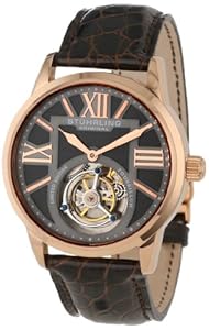 Stuhrling Original Men's 537.334XK54 Tourbillon Grand Imperium Limited Edition Mechanical Rose Tone Watch