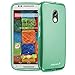 Fosmon DURA-FROST Smooth Durable & Flexible Slim Fit TPU Case Cover for Motorola Moto X (2nd Generation 2014) (Teal)