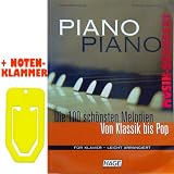 Produkt-Bild: Piano Piano mit praktischer Notenklammer. Die 100 sch&ouml;nsten Melodien von Klassik bis Pop f&uuml;r Klavier leicht arrangiert. von Stefan Thurner Gerhard K&ouml;lbl (Taschenbuch - 2008) (Noten/Sheetmusic)