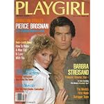 Playgirl Magazine February 1984 / Pierce Brosnan, Barbra Streisand, Aerobics book cover