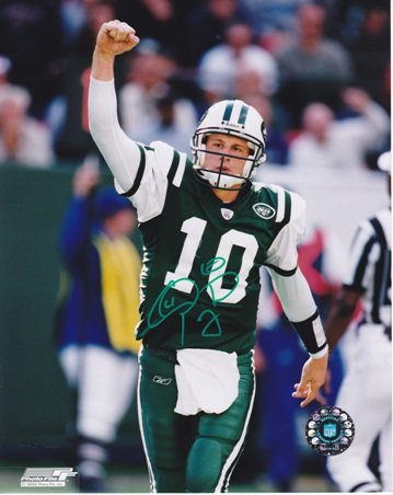 Chad Pennington Autographed New York Jets 8x10 Photo