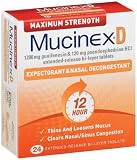 Mucinex D Maximum Strength, Expectorant and Nasal Decongestant, Guaifenesin / Pseudoephedrine Hci, 24 Count