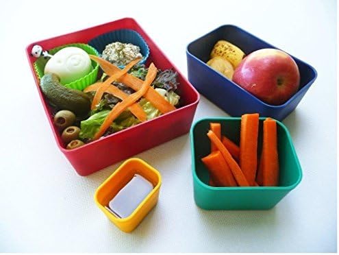 Laptop Lunches Bento-ware Bento Buddies, 4 BPA-free Lunchbox Containers with Leak-proof Lids, Berry (B650w-berry) Color: Berry Blue Model: B650-berry (Home & Kitchen)