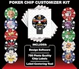 THE ORIGINAL POKER CHIP CUSTOMIZER SOFTWARE AND LABELS