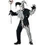California Costume Men's Adult- Black Evil Jester