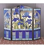 40 Inch W X 34 Inch H Iris Fireplace Screen Fireplace Screens