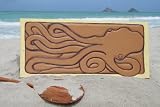 GIANT HAWAIIAN OCTOPUS, HE'E 30 X 15 - PRIMITIVE TIKI ART
