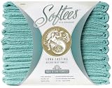 Softees Towels with Duraguard, Aqua, 10pk
