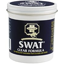 Farnam SWAT Fly Repellent Ointment for Horses, Clear
