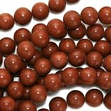 Dark Red Jasper 8mm Round Beads / 15.5 Inch Strand